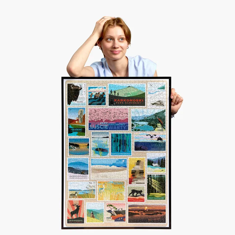 Puzzlove, CzuCzu, Polskie Parki narodowe, puzzle, 1000 elementów