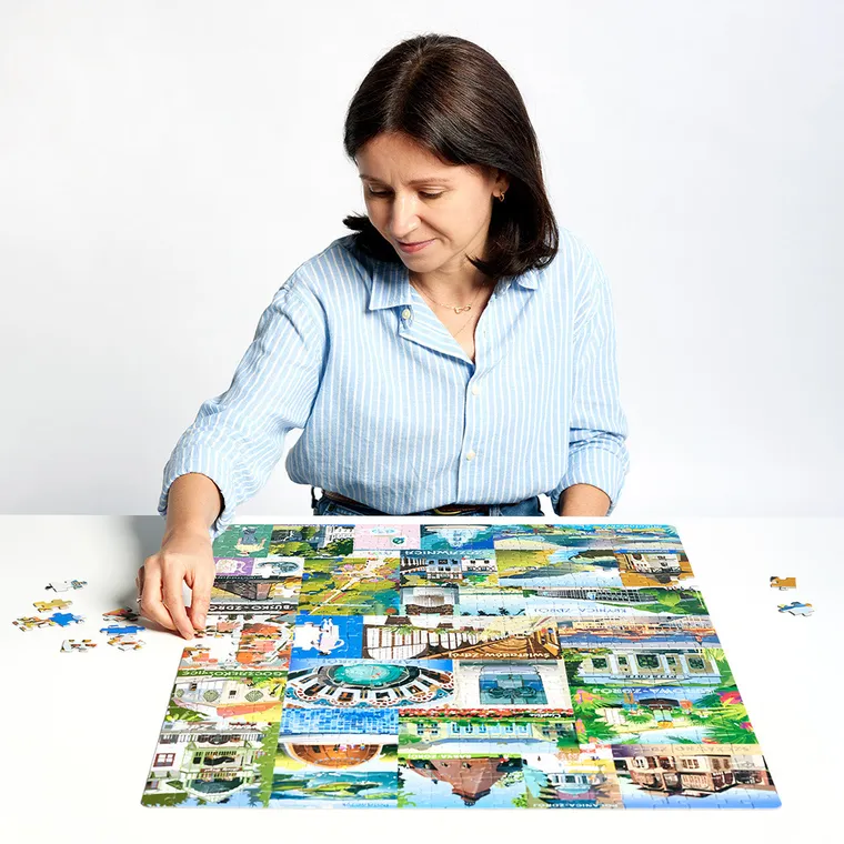 Puzzlove, CzuCzu, Polskie uzdrowiska, puzzle, 500 elementów