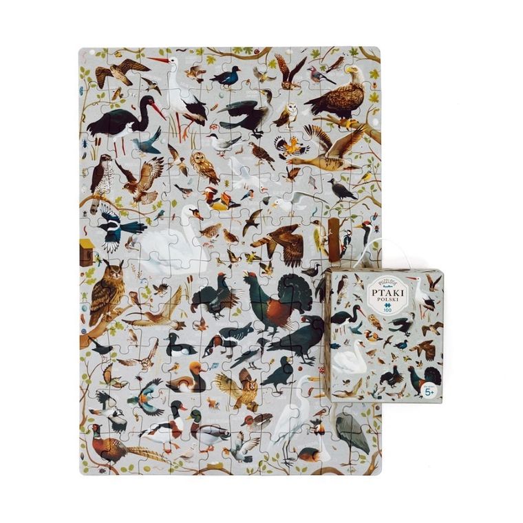 Puzzlove, CzuCzu, Ptaki, puzzle, 100 elementów