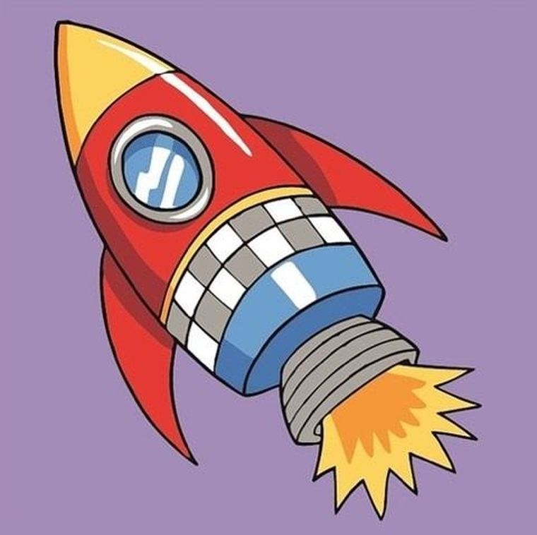 Qbee, malowanie po numerach, Do gwiazd, 25-25 cm