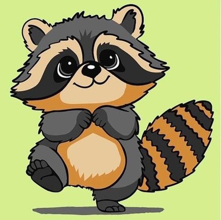 Qbee, malowanie po numerach, Enotik, 25-25 cm