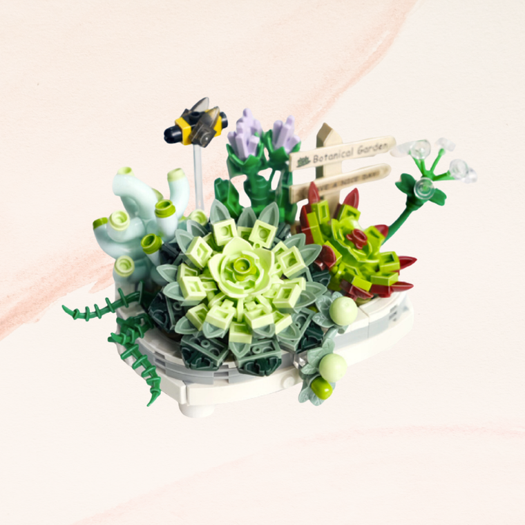 QBI, Botanical Garden, klocki konstrukcyjne, 389 elementów