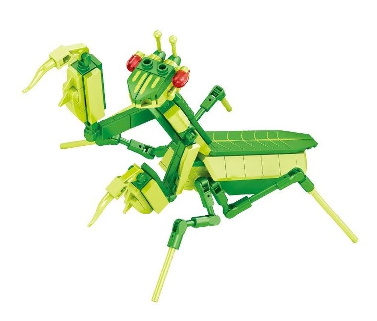 QBI, Insekty, Modliszka, klocki konstrukcyjne, 167 elementów