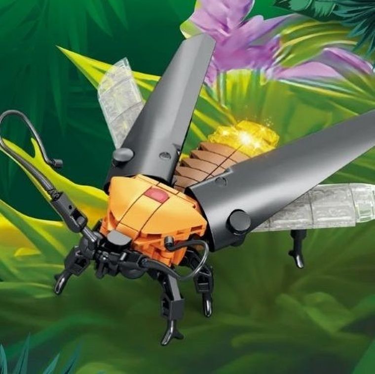 QBI, Insekty, Świetlik, klocki konstrukcyjne, 156 elementów