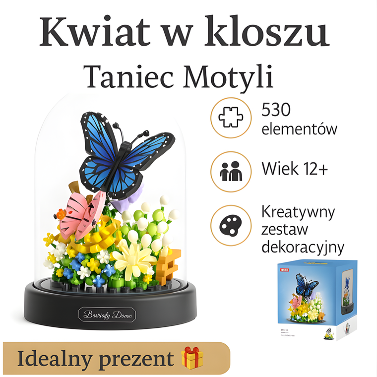 QBI, Taniec Motyli, klocki konstrukcyjne, 530 elementów