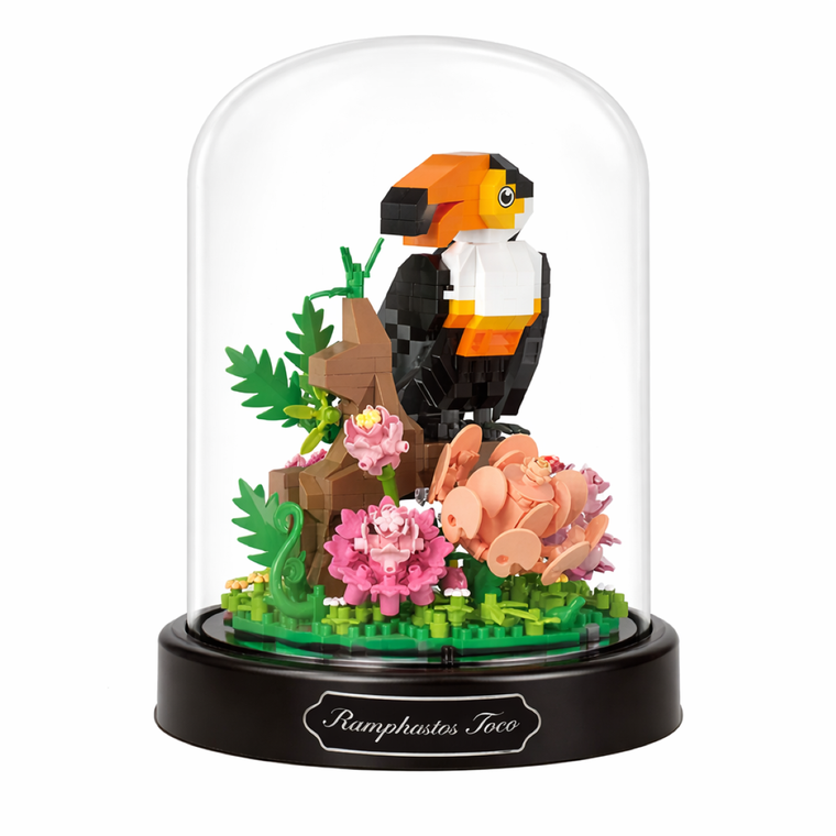 QBI, Uroczy Tukan, klocki konstrukcyjne, 600 elementów