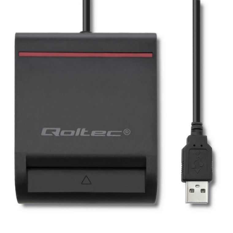 Qoltec, inteligentny czytnik kart chipowych ID, USB 2.0