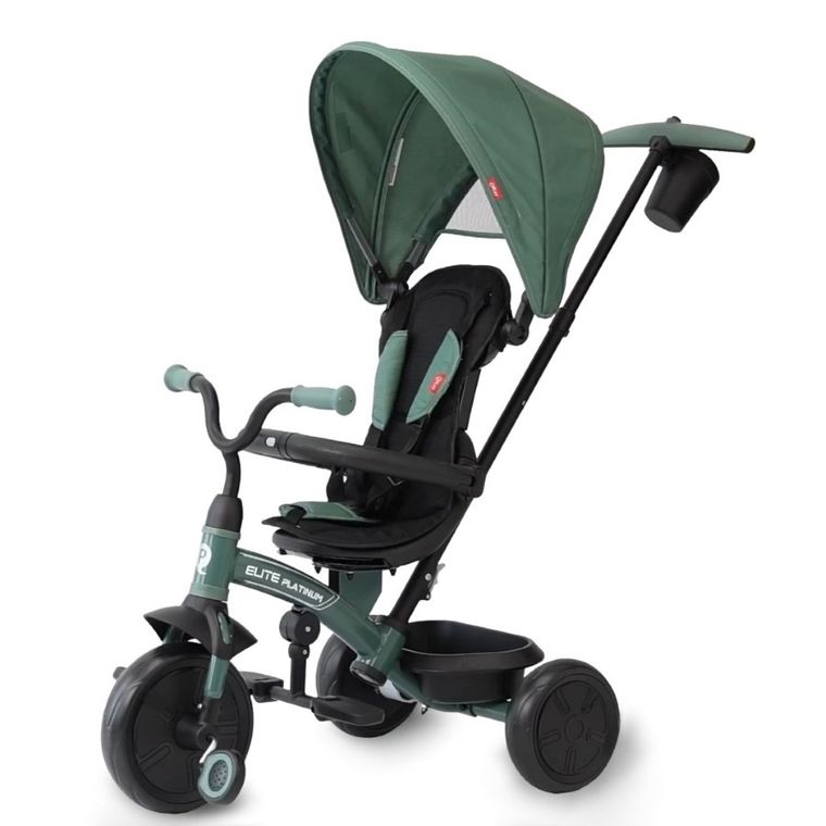 Qplay, Elite Platinum, rowerek 3-kołowy, Green