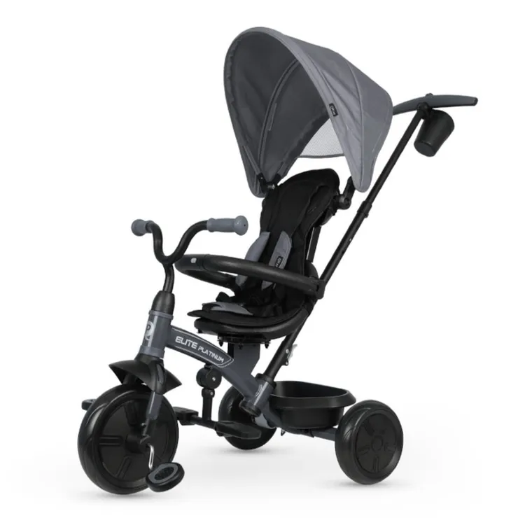 Qplay, Elite Platinum, rowerek 3-kołowy, Grey