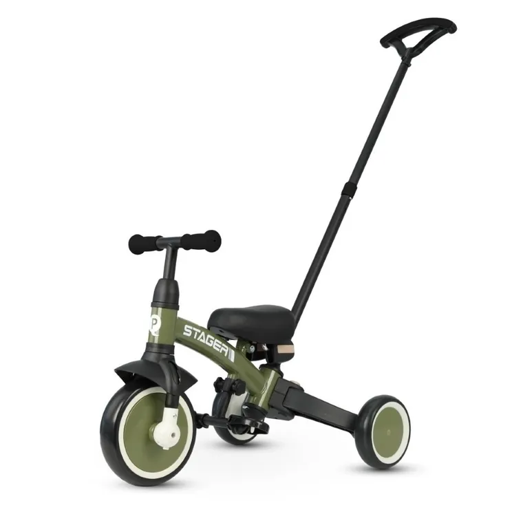 Qplay, Stager, rowerek 3-kołowy 3w1, Green