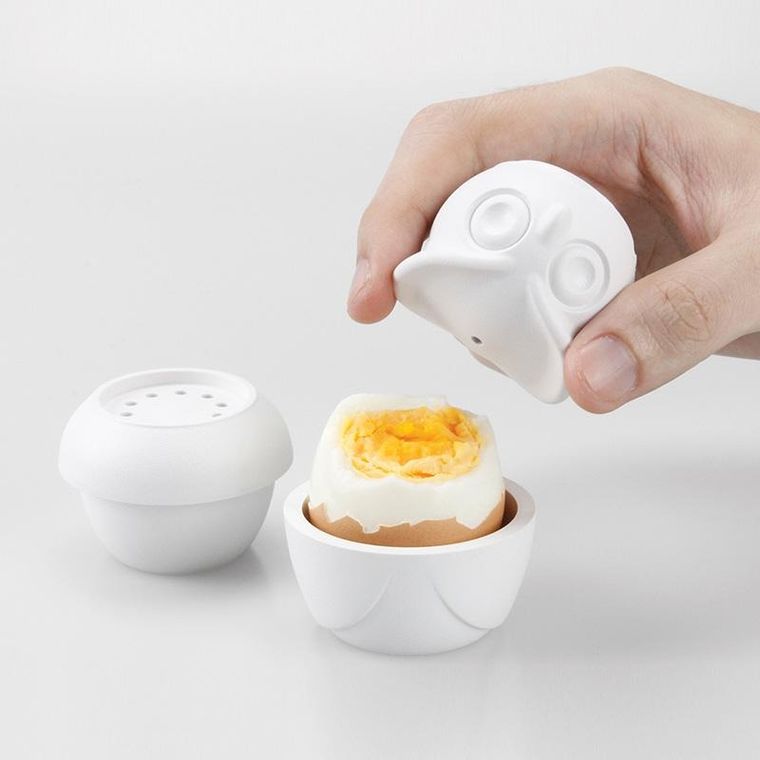 Qualy, kieliszek do jajek solniczka pieprzniczka, 10236