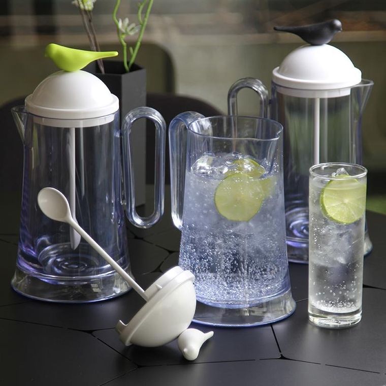 Qualy, Sparrow, dzbanek, 10301-WH-BK