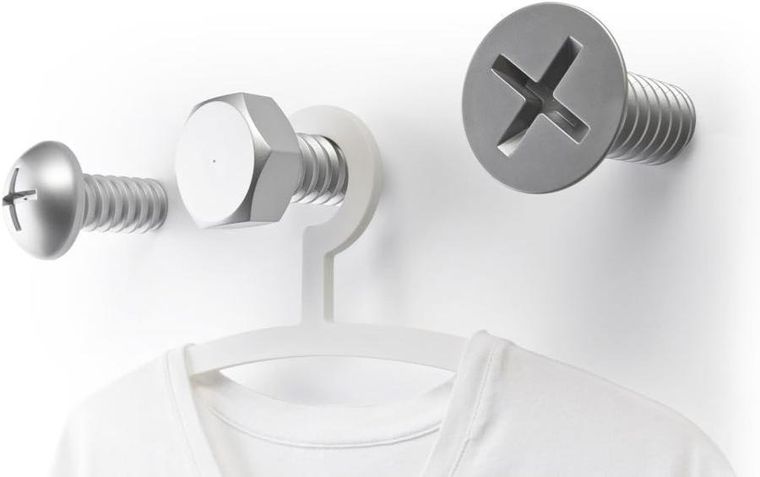 Qualy, Śruby, wieszaki, srebrne, 10064-SV