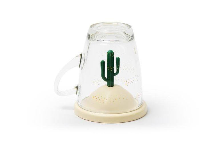 Qualy, Summer, kubek z pokrywką, beżowy