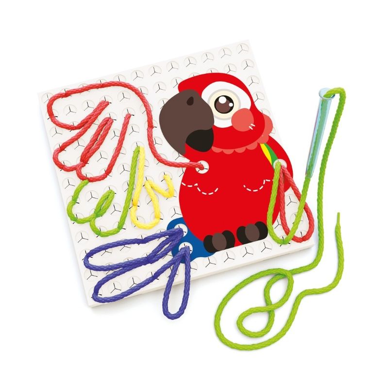 Quercetti, Fanta filo, wyszywanka, zestaw kreatywny, Zoo