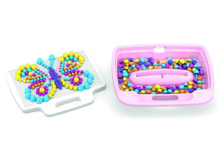 Quercetti, Zestaw kreatywny, Mozaika Pixel Evo, Girl Large, 300 elementów, Ø-Mix