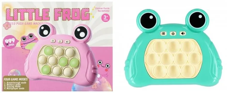 Quick Push, Pop It, żabka, gra zręcznościowa