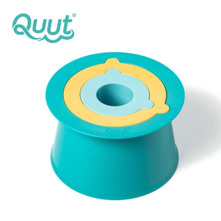 Quut, Alto, zestaw 3 foremek do piasku, wieża, Lagoon Green + Banana Blue