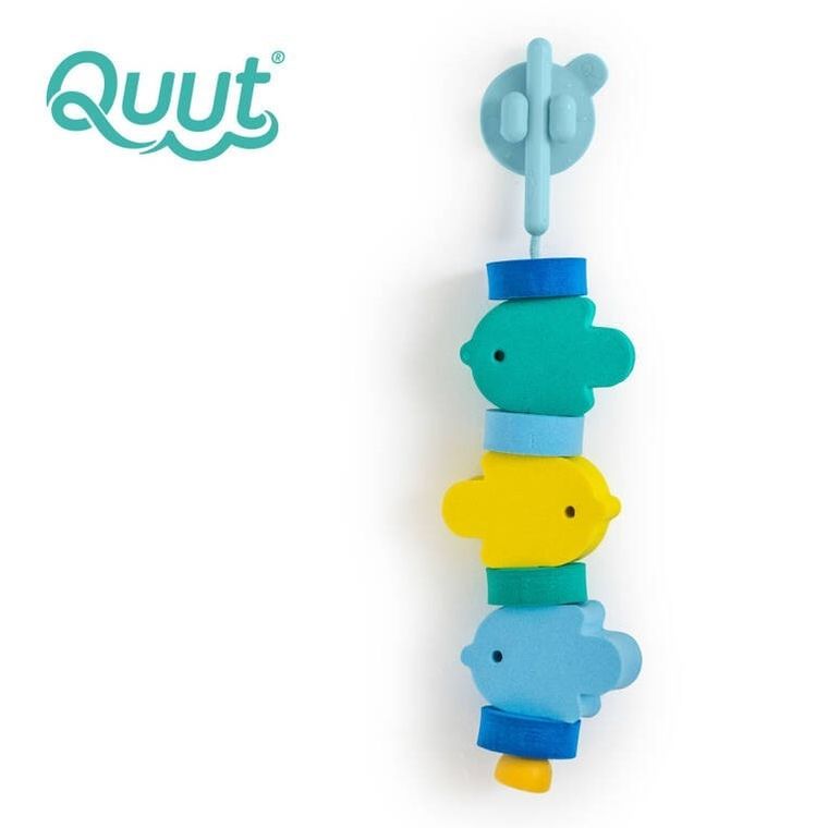 Quut, Beedi, klocki piankowe do kąpieli do nawlekania, Fish