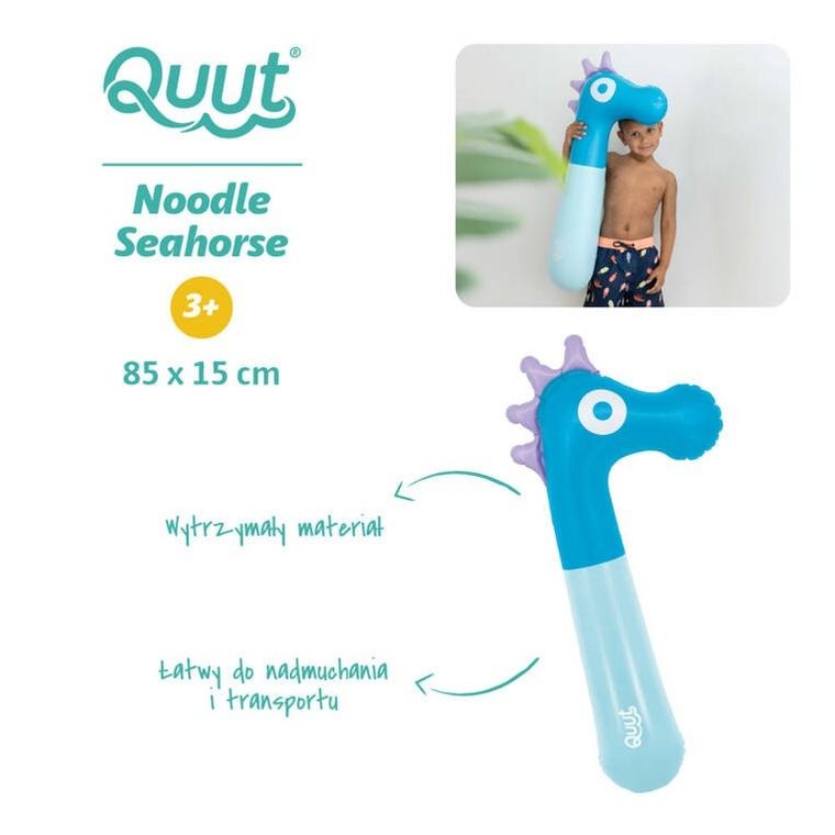 Quut, dmuchany makaron do pływania, konik morski