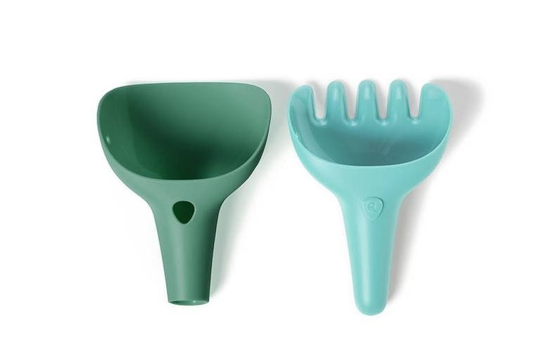 Quut, Raki Garden, łopatka i grabki do piasku, green