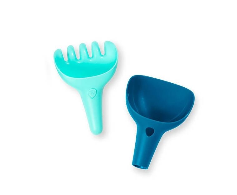 Quut, Raki Ocean, łopatka i grabki do piasku, blue