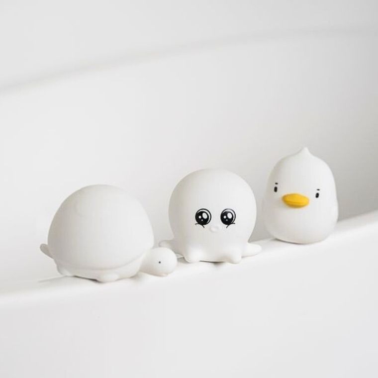 Rabbit & Friends, Mini Wodne, lampki silikonowe, wodoodporne, 3 szt.