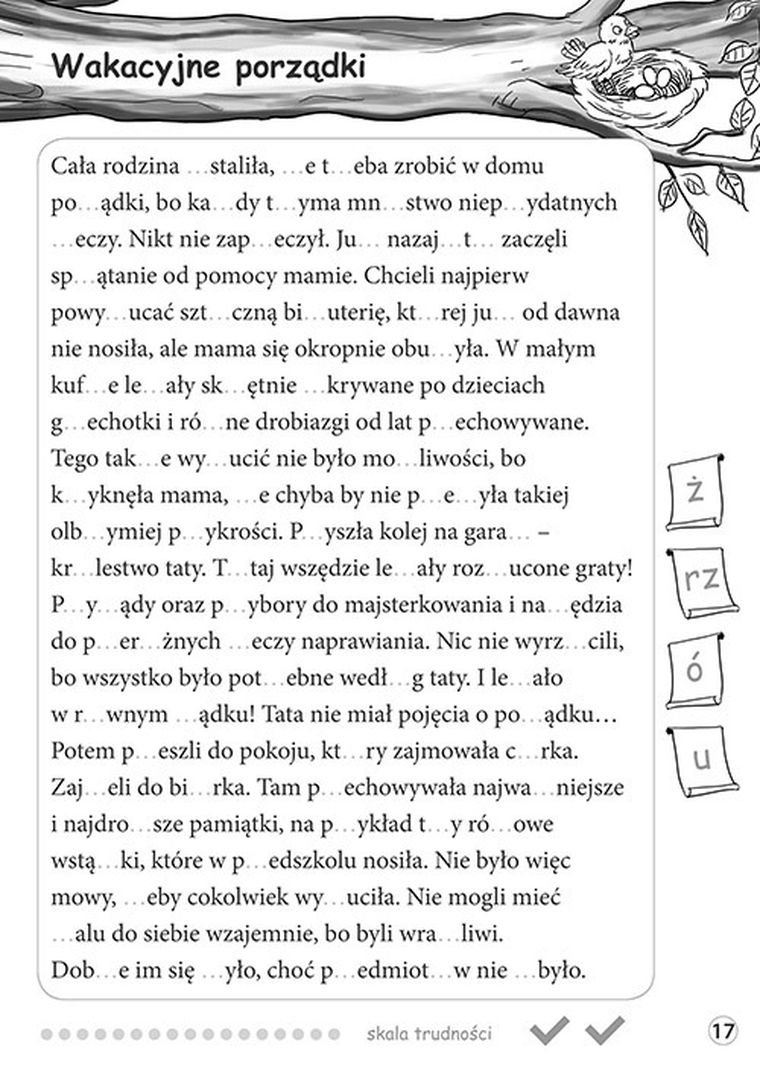 Radosne dyktanda - klasa 6