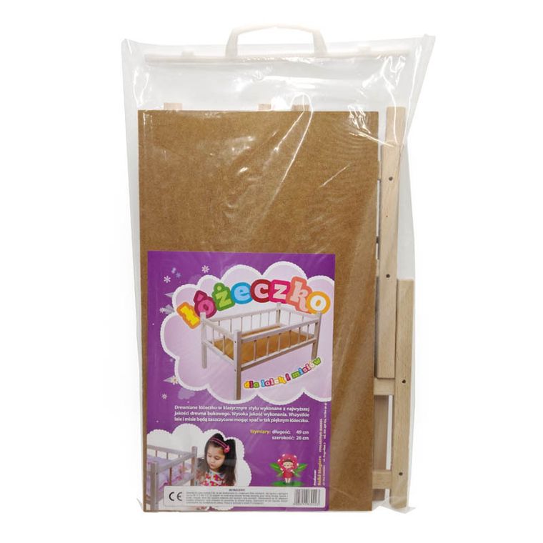 Rafał Magiera, drewniane łóżeczko dla lalek