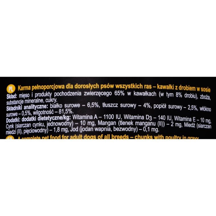 Rafi Classic, karma mokra dla psa z drobiem, 1240 g