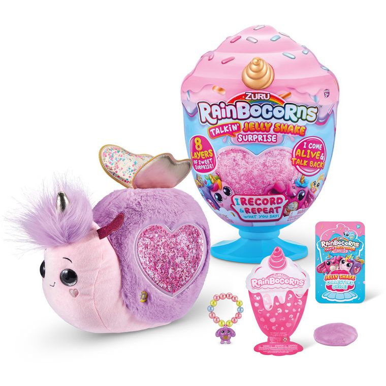 Rainbocorns, pucharek lodowy z mówiącą maskotką