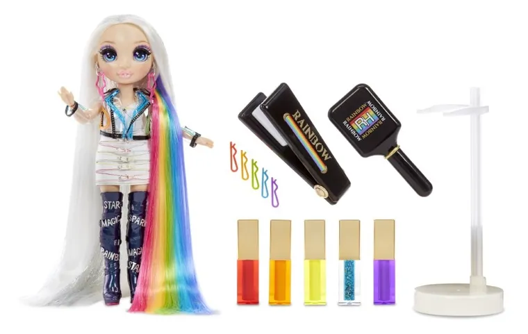 Rainbow High, Studio fryzjerskie, lalka modowa z akcesoriami