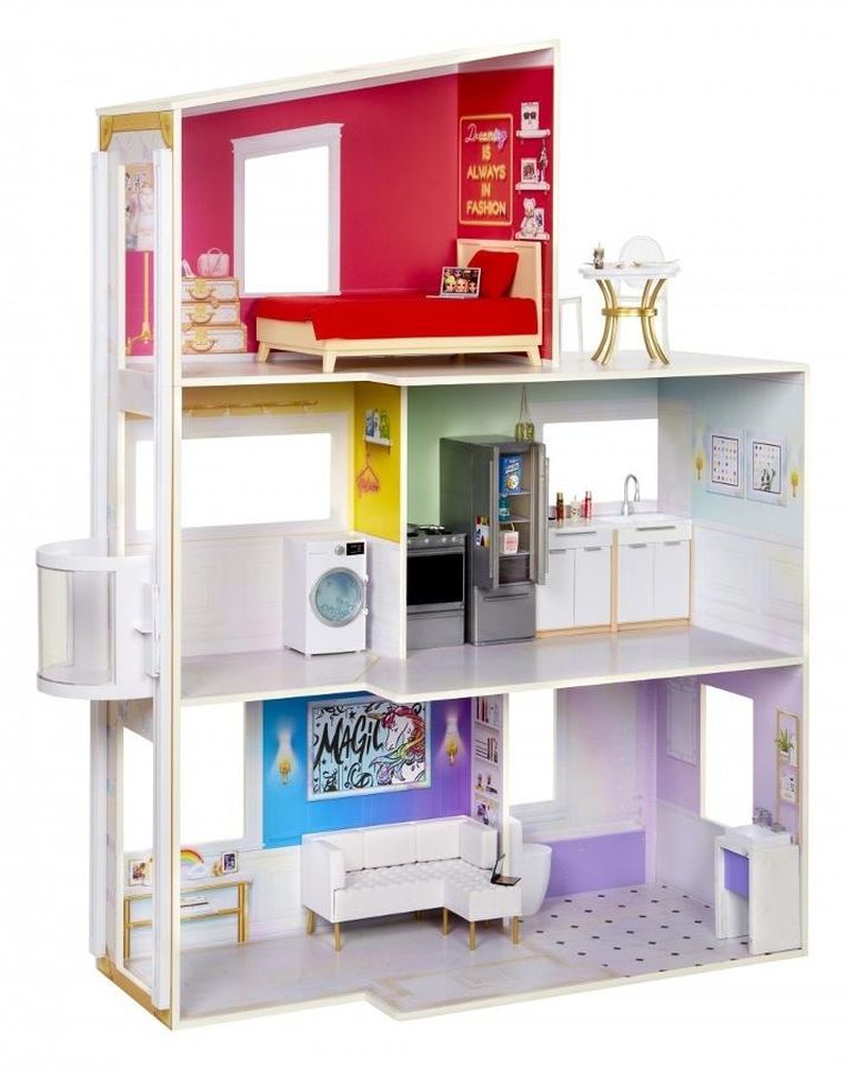 Rainbow High, Townhouse, domek dla lalek z akcesoriami