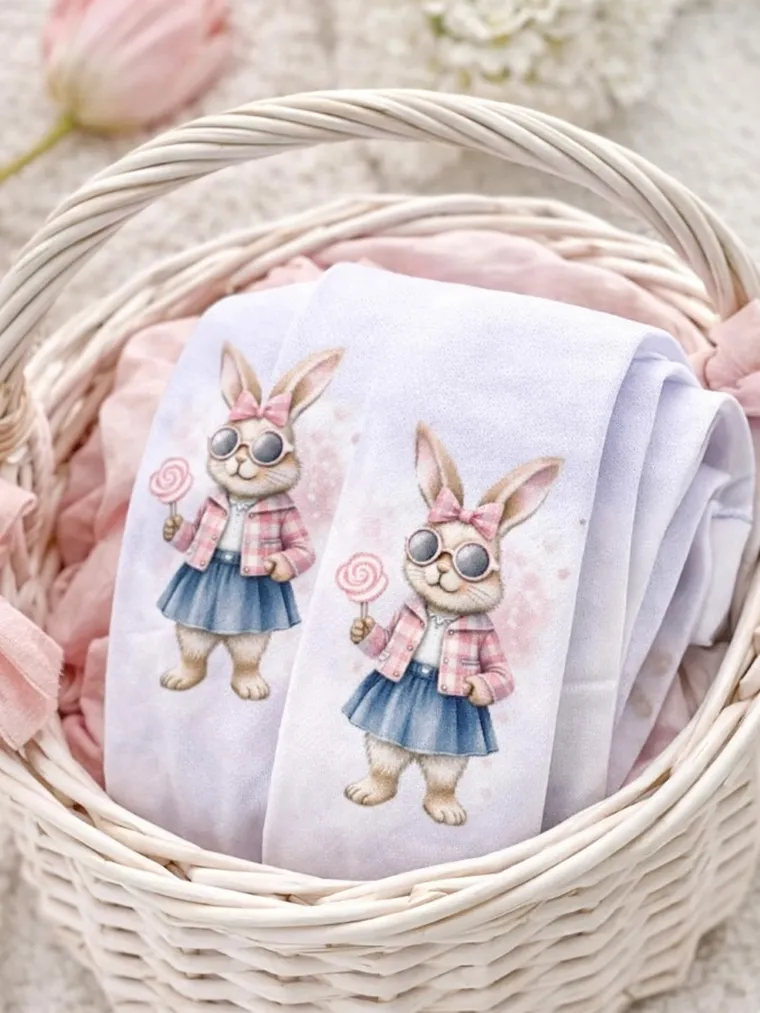 Rajstopy dziewczęce, białe, Milusie