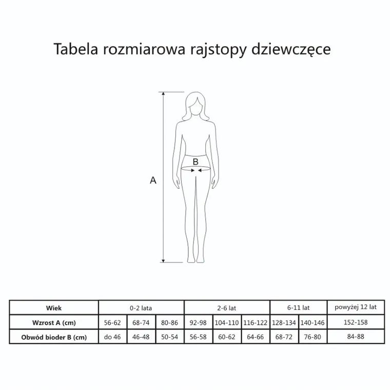 Rajstopy dziewczęce, białe, Yoclub