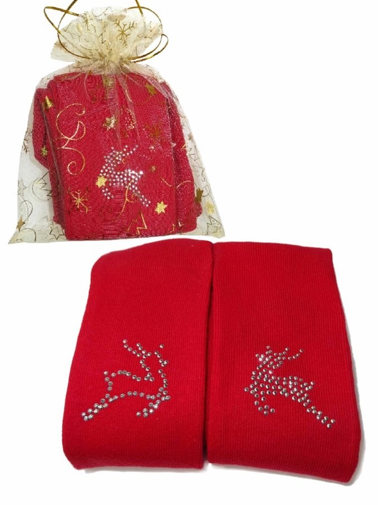 Rajstopy dziewczęce, czerwone, Milusie