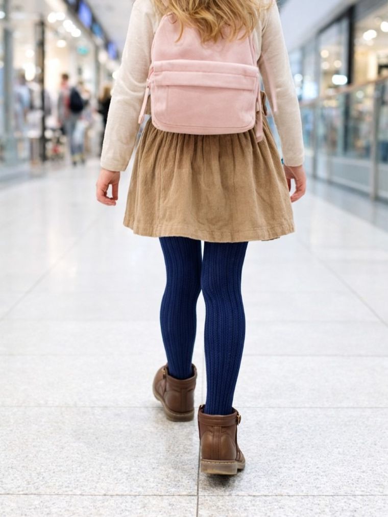 Rajstopy dziewczęce, granatowe, Milusie