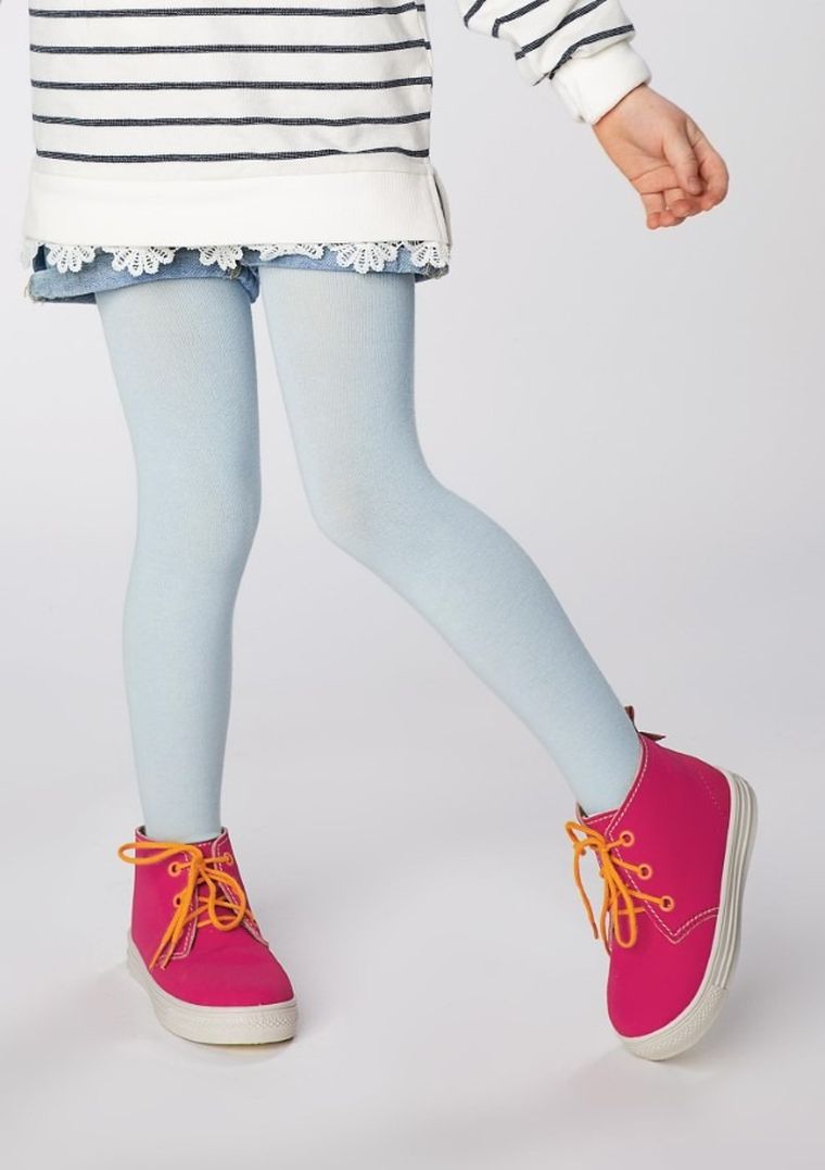 Rajstopy dziewczęce, jasnoniebieskie, 80 DEN, Julia, Marilyn
