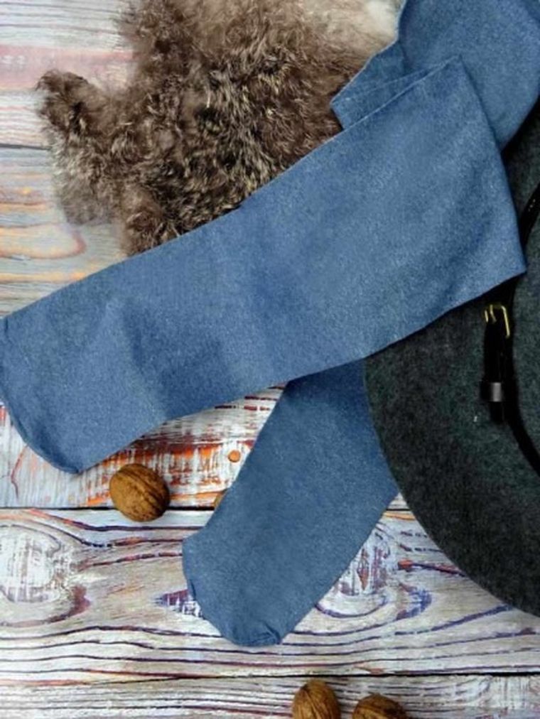 Rajstopy dziewczęce, niebieskie, mikrofibra, Milusie