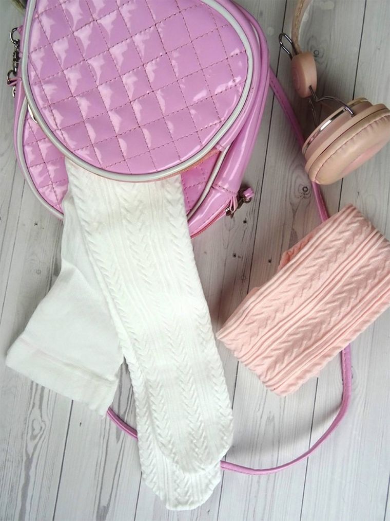 Rajstopy dziewczęce, różowe, mikrofibra, Milusie