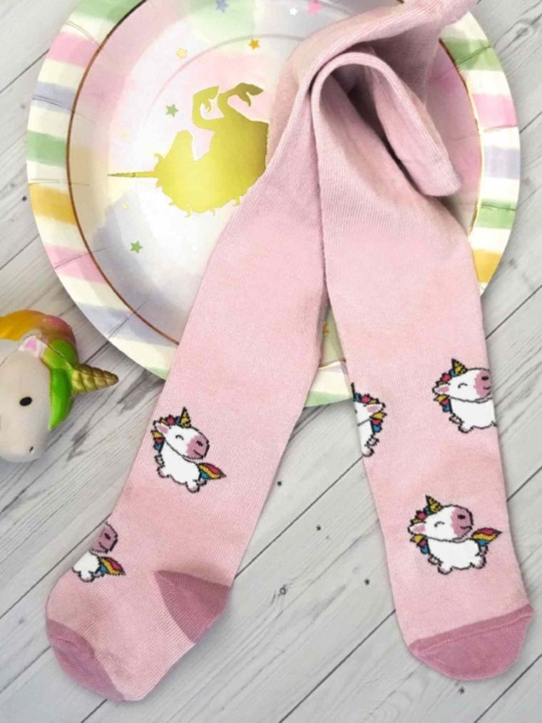 Rajstopy dziewczęce, różowe, Milusie