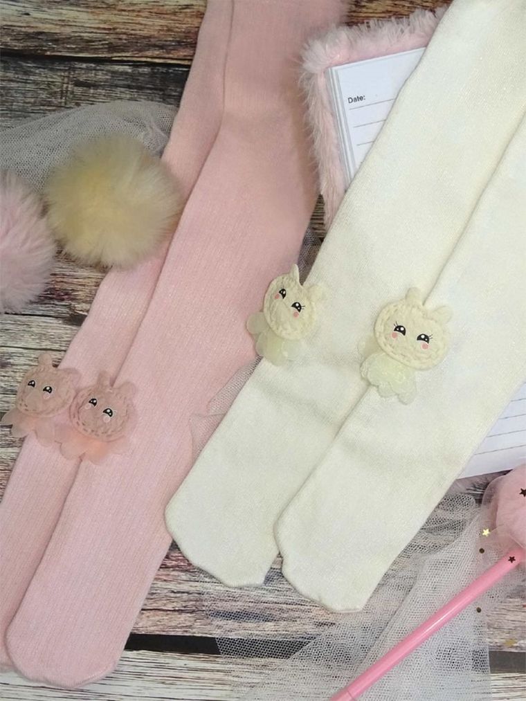 Rajstopy dziewczęce, różowe, Milusie