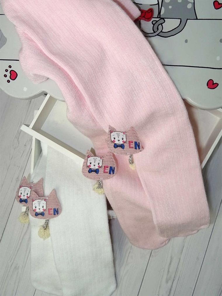 Rajstopy dziewczęce, różowe, Milusie