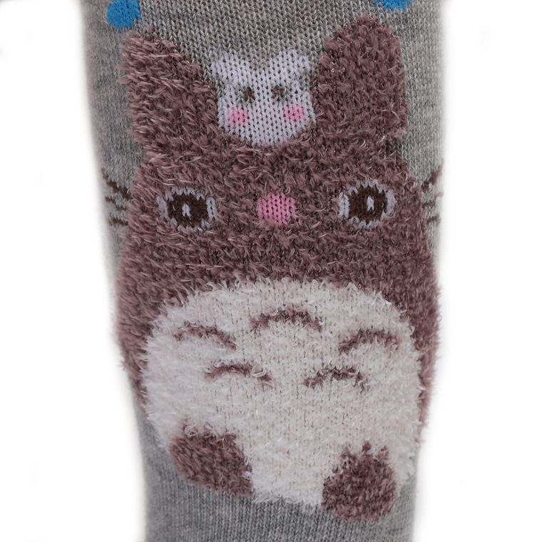 Rajstopy dziewczęce, szare, Be Snazzy