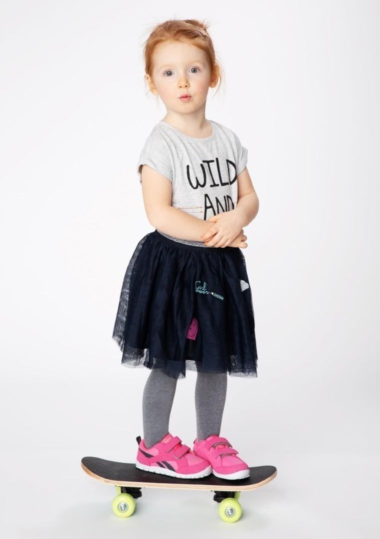 Rajstopy dziewczęce, szare melanż, Pippi, Marilyn