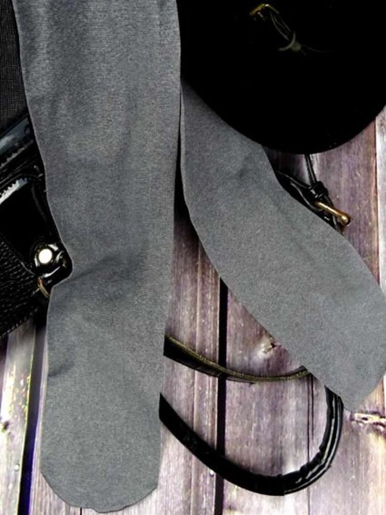 Rajstopy dziewczęce, szare, mikrofibra, Milusie