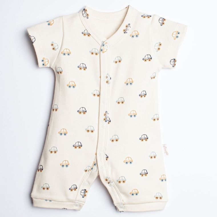 Rampers chłopięcy, beżowy, Nicol