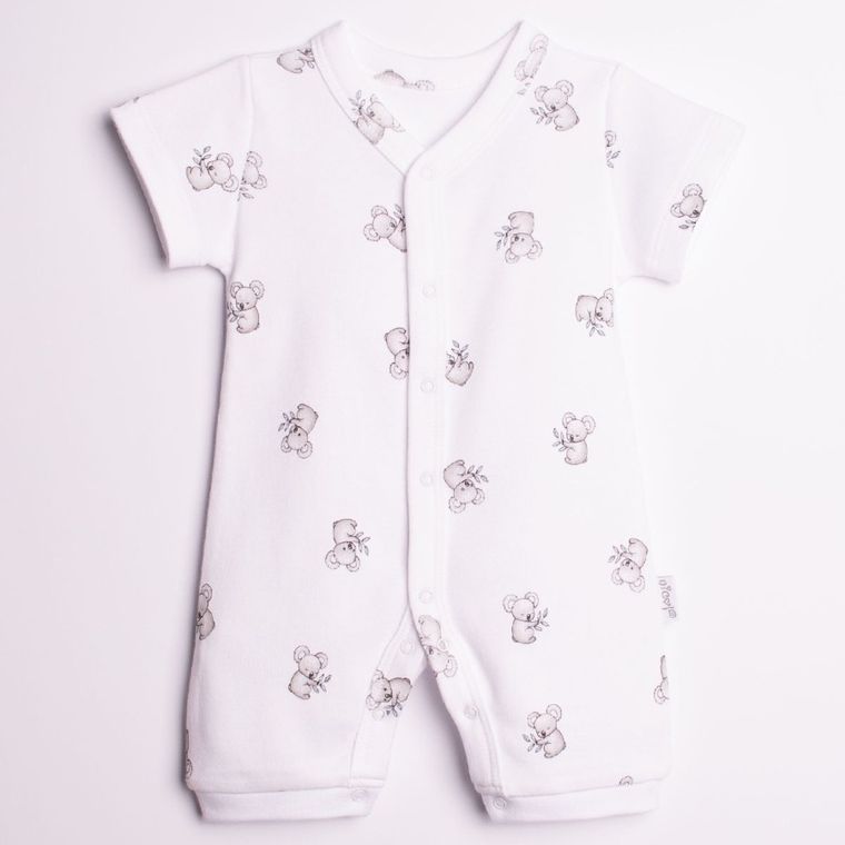 Rampers chłopięcy, biały, Nicol