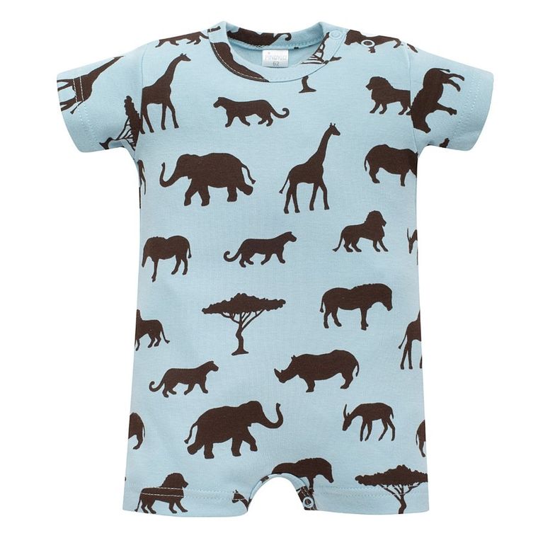 Rampers chłopięcy, niebieski, Pinokio