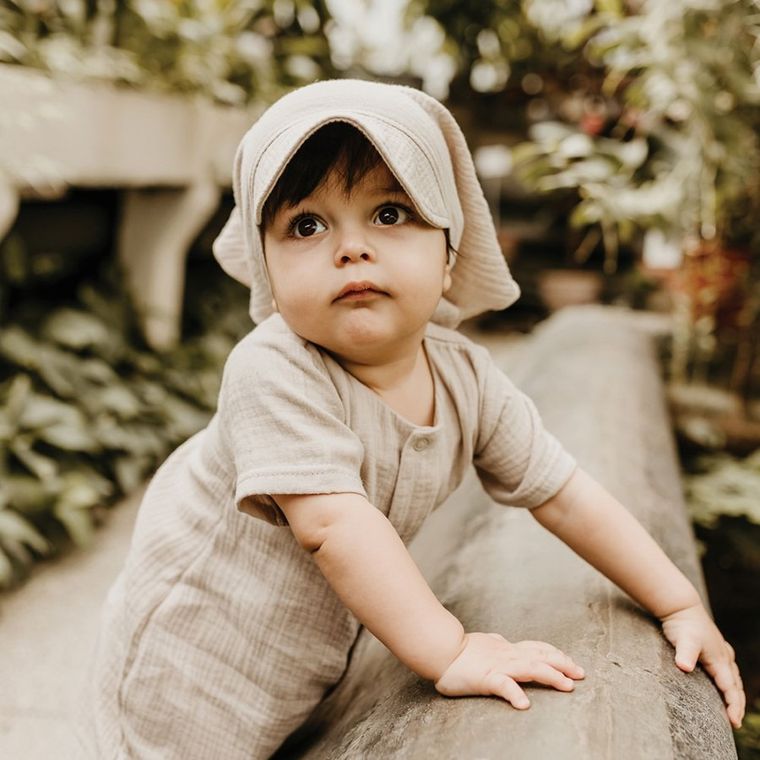 Rampers dziecięcy, beżowy, Eevi